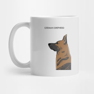 German Shepherd - Portrait Mug